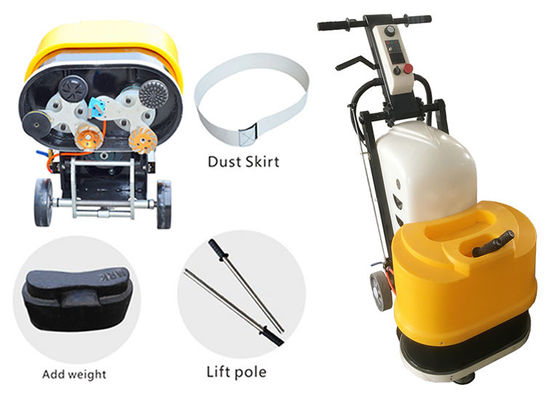 O concreto de pedra 240V 6 dirige o moedor de mármore do assoalho do terraço 4KW para Facotry