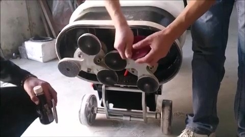 Máquina de moedura concreta 380V manual do assoalho do granito de mármore trifásica