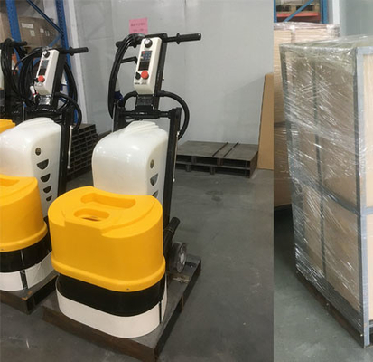 Dois máquina de moedura concreta do terraço trifásico das placas 380V